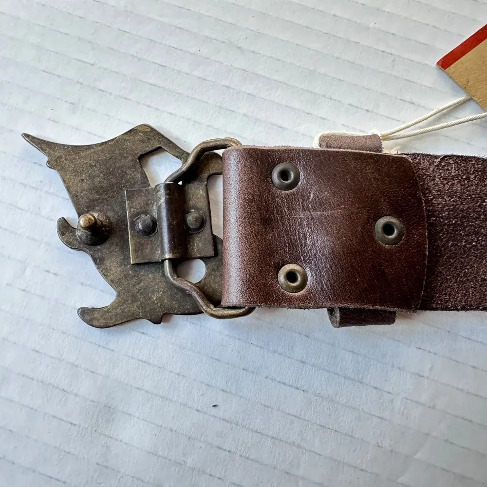 Replay & sons leather boy’s belt 26” NWT bold look⚡️